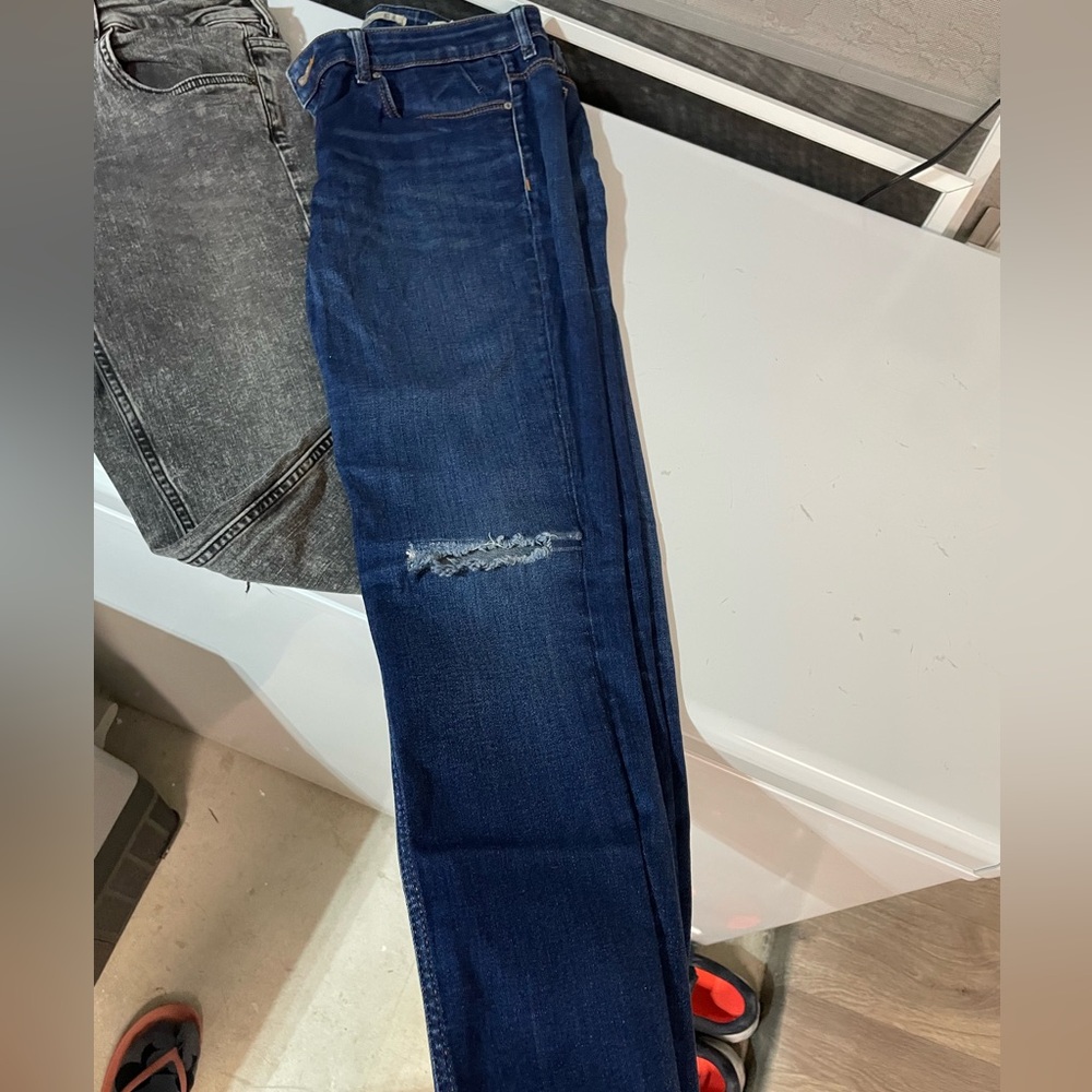 Zara Women's Grayish black and Blue Jeans - Picture 2 of 10